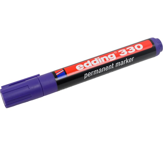 Изображение товара Перманентный маркер Edding клиновидный наконечник, 1-5 мм, фиолетовый E-330#8