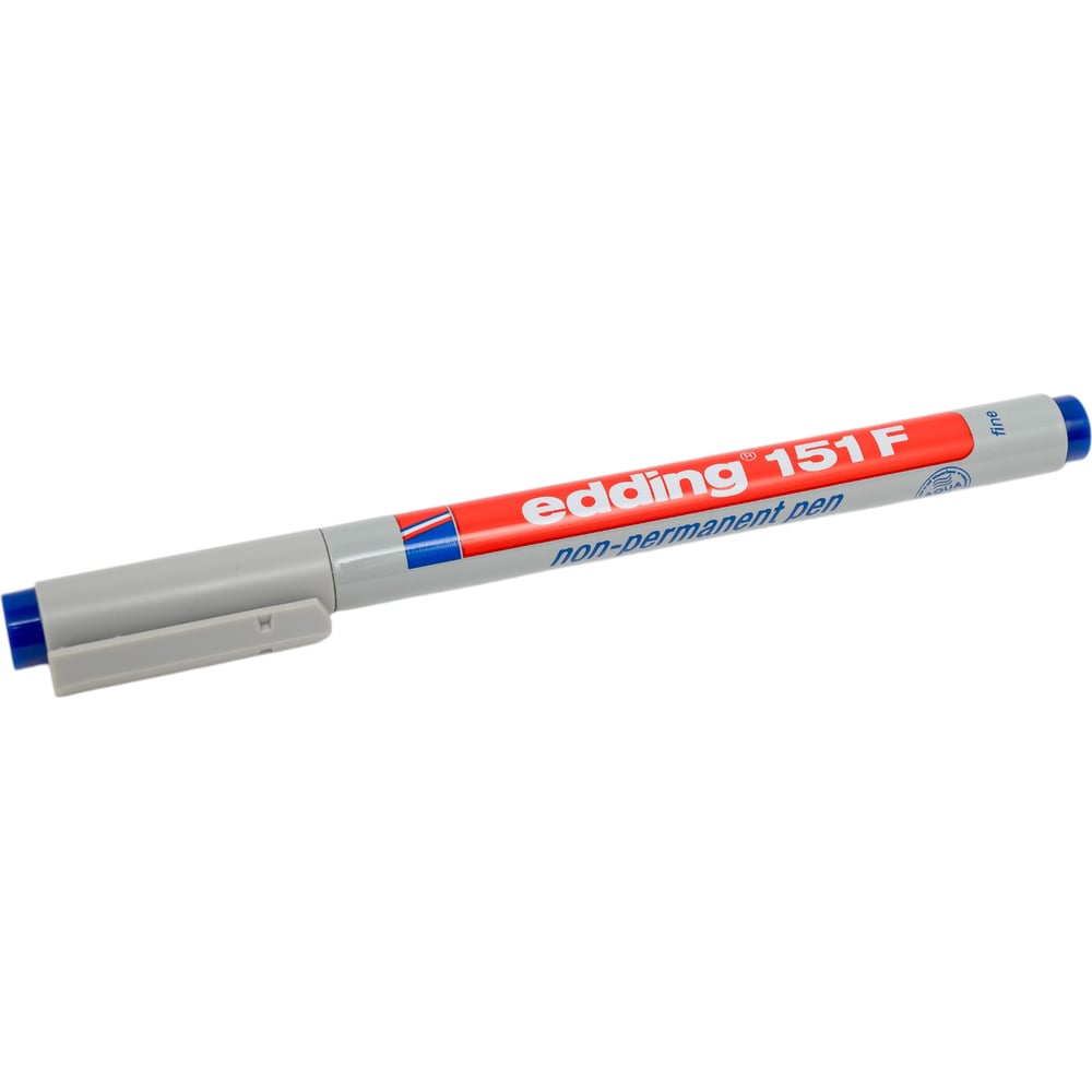 Изображение товара Смываемый маркер Edding E-151#3 с круглым наконечником 0.6 мм синий