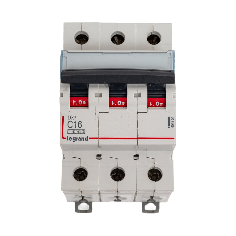 Изображение товара Автоматический выключатель Legrand DX3 10000 16 кА тип C 3П 16 А
