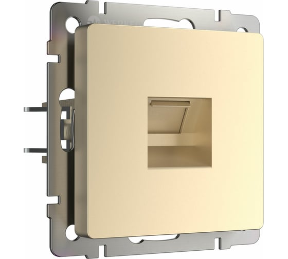 Изображение товара Розетка WERKEL W1181011 Ethernet RJ 45 шампань a050873