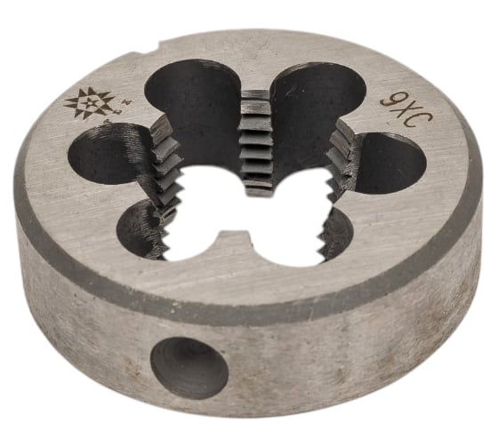 Изображение товара Плашка TLX трубная цилиндрич. G 1/4", 19 ниток/дюйм, dнар.38мм 9ХС 66562