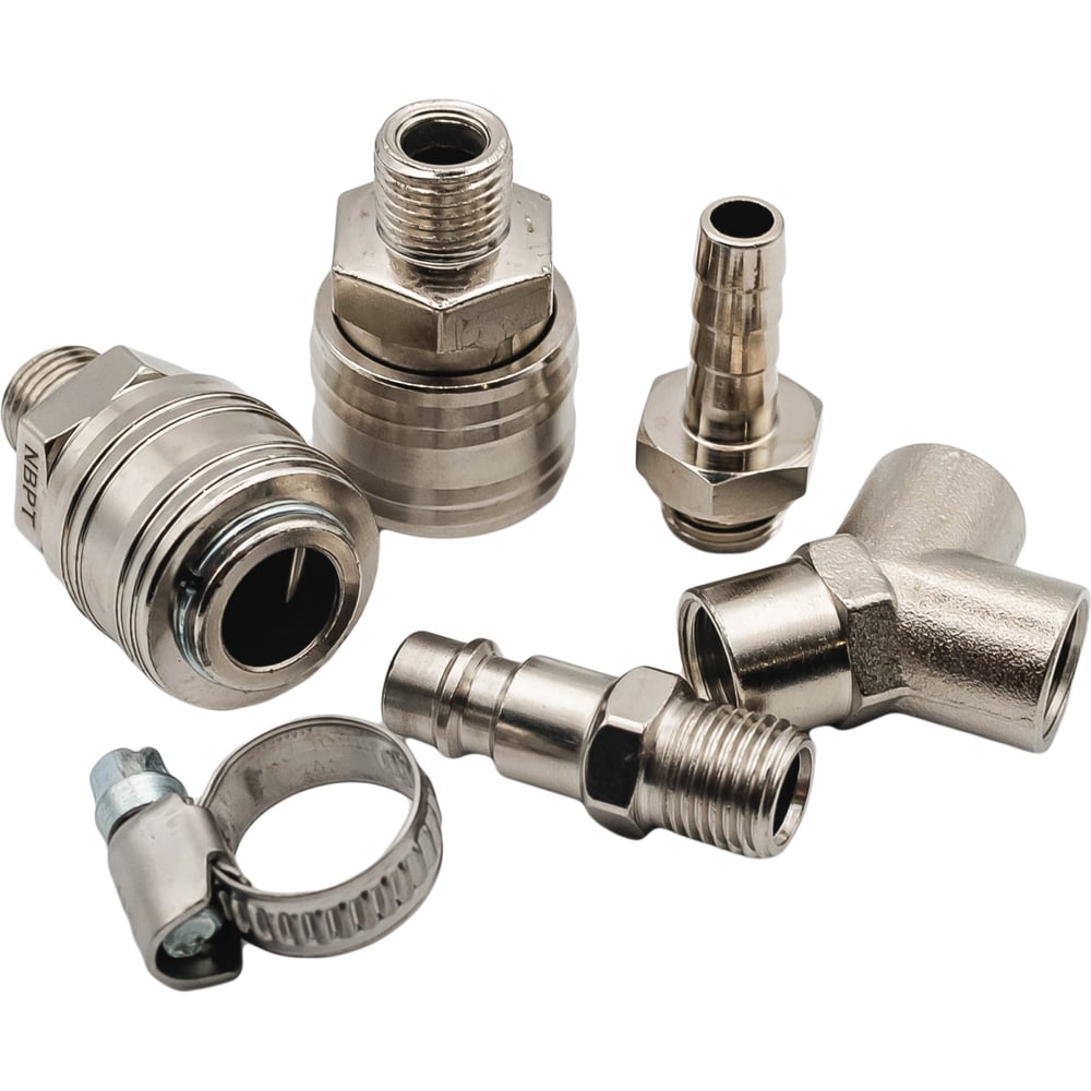 Изображение товара Набор БРС NBPT для пневмоинструмента №3 5 шт надежные соединения