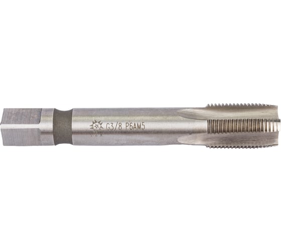 Изображение товара Метчик TLX G 3/8" Р6АМ5 трубный цилиндрический, м/р. 19 ниток/дюйм 66504