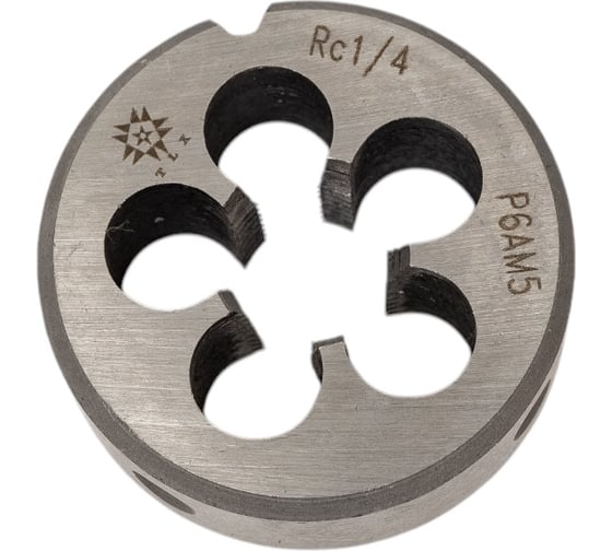 Изображение товара Плашка TLX трубная коническая R 1/4", 19 ниток/дюйм, dнар.38мм Р6АМ5 66538