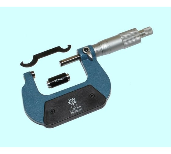 Изображение товара Микрометр TLX гладкий МК- 50 25- 50 мм 0,001 тв.сплав 400-510 67382
