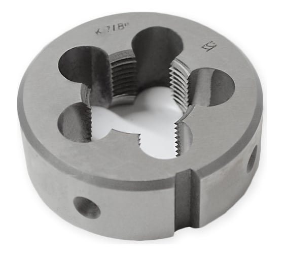 Изображение товара Плашка TLX коническая дюймовая К 3/4"NPT, 14 ниток/дюйм, dнар.55мм 9ХС 66554