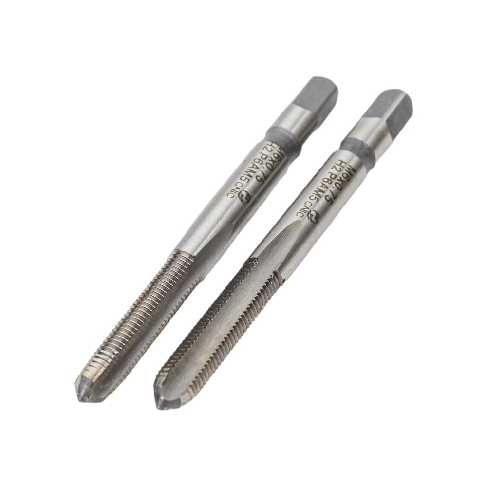 Изображение товара Метчик CNIC М 6,0x0,75 Ручной набор из 3 шт для метрической резьбы М6