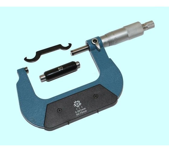 Изображение товара Микрометр TLX гладкий МК- 75 50- 75 мм 0,001 тв.сплав 400-515 67384