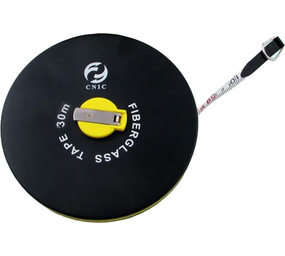 Изображение товара Рулетка CNIC 30 метров х 12 мм фиберглассовая лента тканевая CRP-09 3009 33618