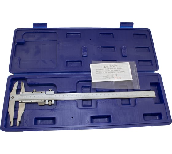 Изображение товара Штангенциркуль CNIC 0 - 250 ШЦ-II 0,02 с устройством точной установки рамки 149-130S 70085