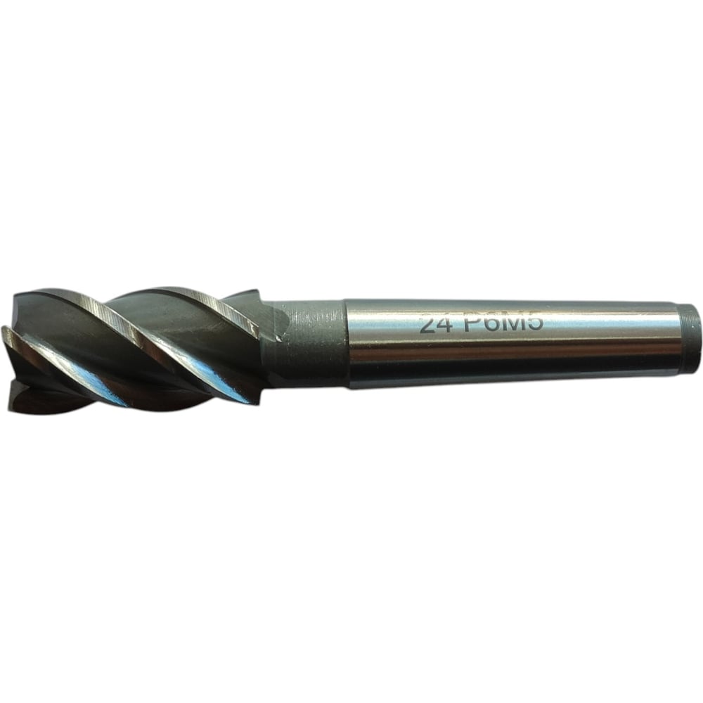 Изображение товара Фреза концевая BROCA 24 мм R6M5 МК-3 без покрытия высокая прочность