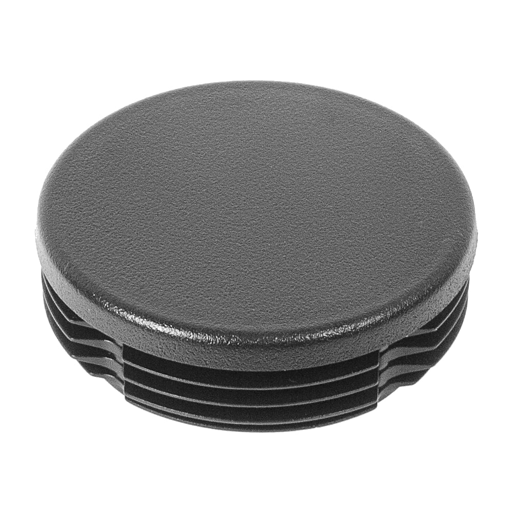 Изображение товара Заглушка пластиковая Миниворкс круглая Ø60 внутренняя черная 15 шт.