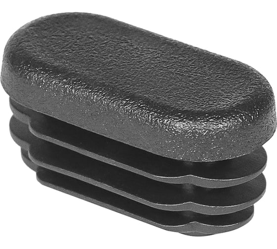 Изображение товара Заглушка пластиковая Миниворкс овальная 15х30, декоративная, стенка 0.8-2.0 мм, цвет белый –  (40 шт.) 15-30ОВБС