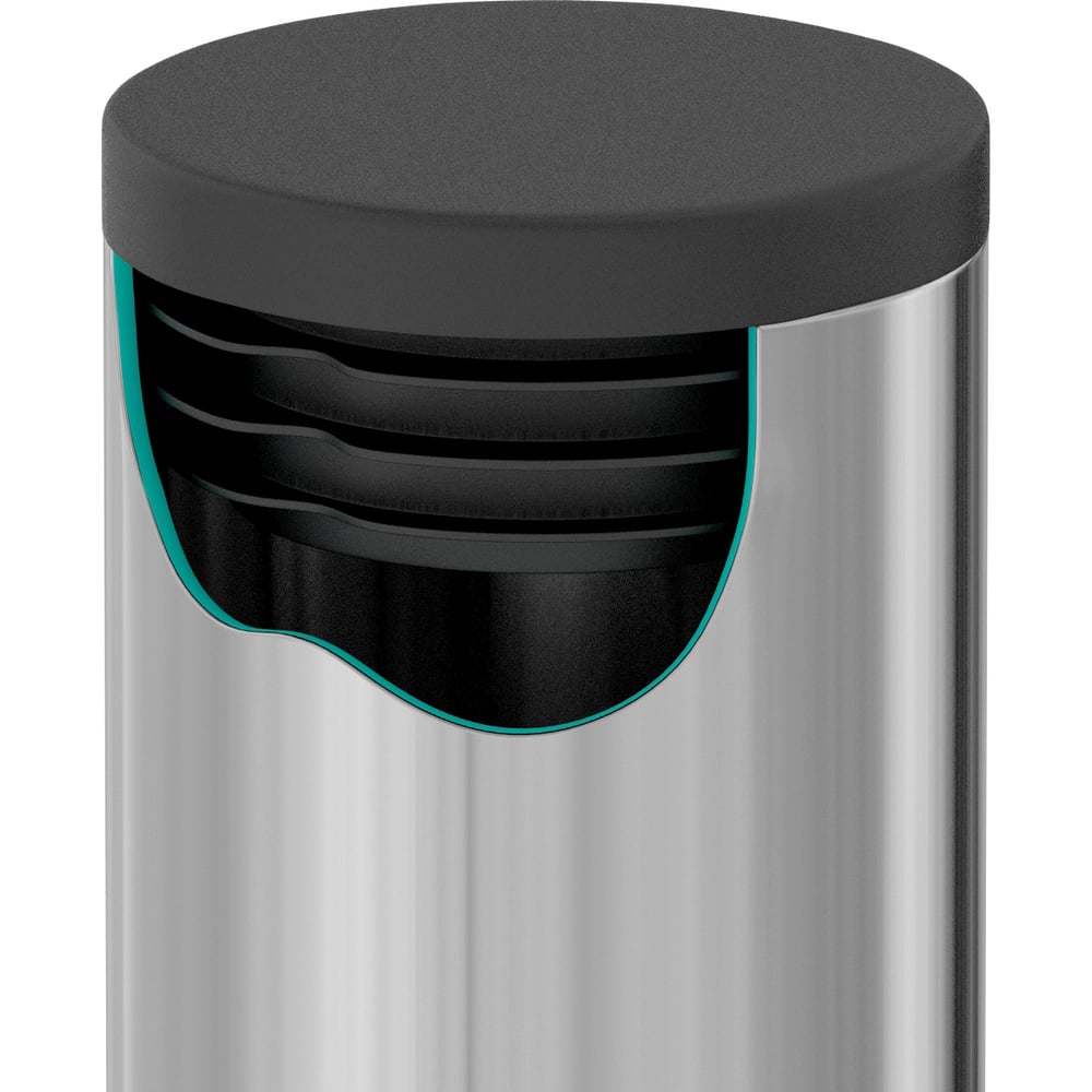 Изображение товара Пластиковая внутренняя заглушка круглая Ø85 серия ILT Миниворкс 2 шт черная