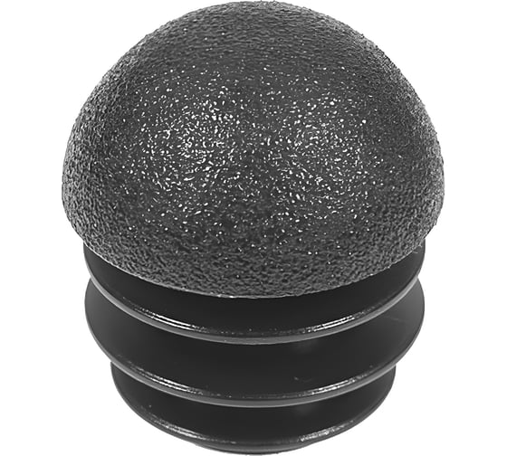 Изображение товара Заглушка пластиковая Миниворкс круглая Ø18, сферическая, серия ILTT, стенка 1.0-2.0 мм, цвет черный –  (15 шт.) ILTT18
