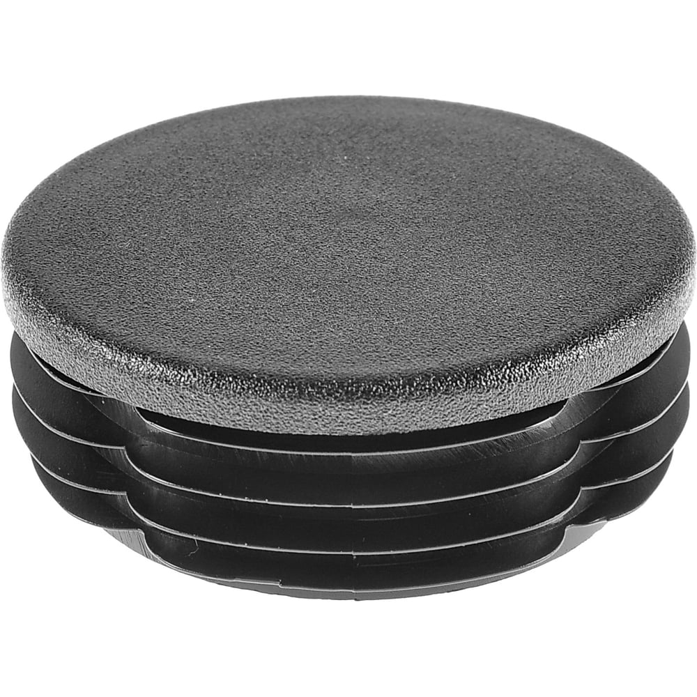 Изображение товара Пластиковая внутренняя заглушка Миниворкс ILT70+2 Ø70 мм, черная, серия ILT, упаковка 2 шт