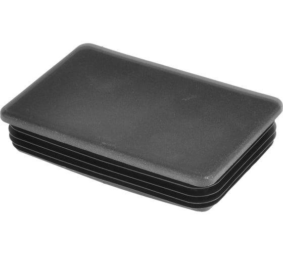 Изображение товара Заглушка пластиковая Миниворкс прямоугольная 100х150, практичная, серия ILR, стенка 1.5-5 мм, цвет черный –  (1 шт.) ILR150x100