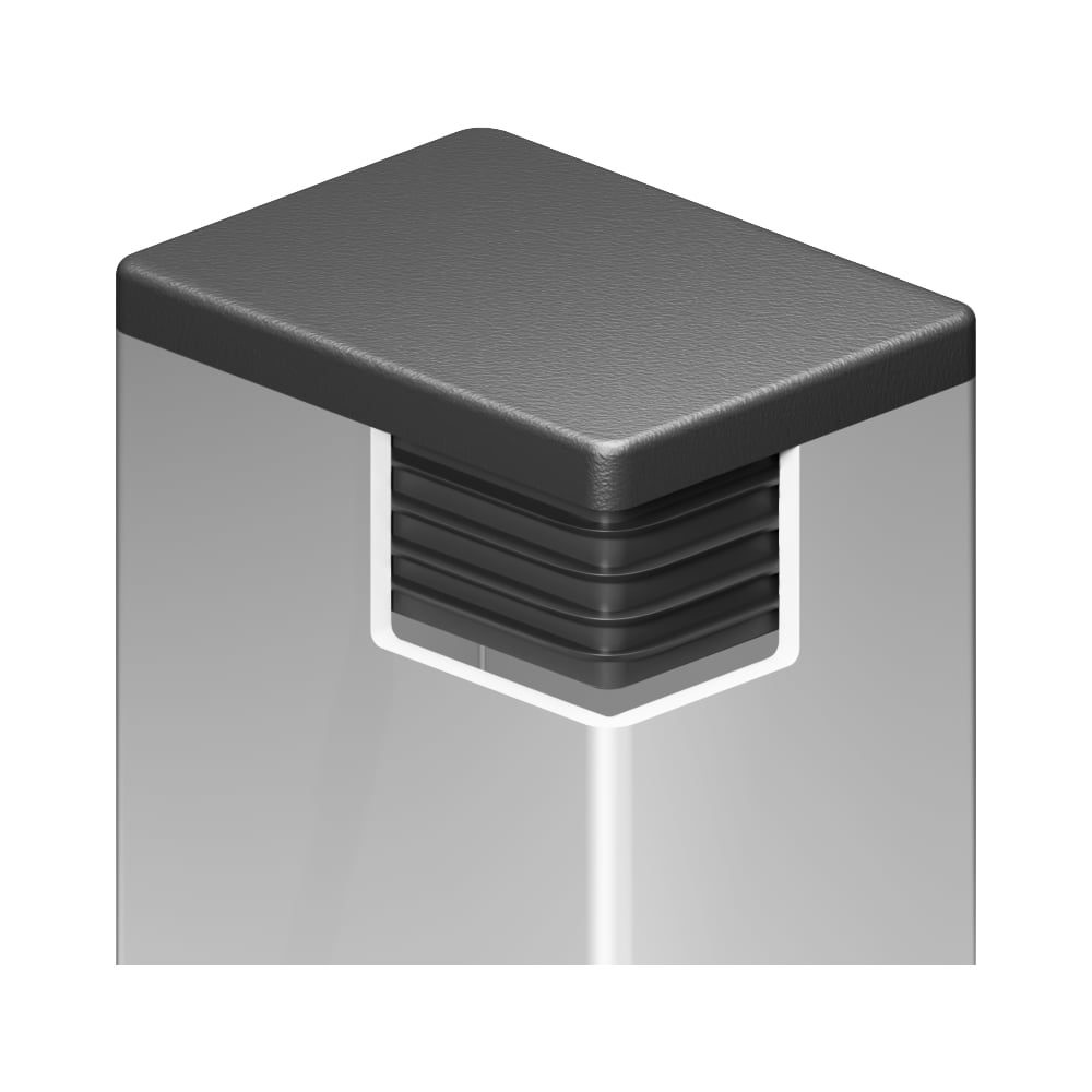 Изображение товара Пластиковая заглушка Миниворкс ILR 45х60 белая 3 шт для профилей