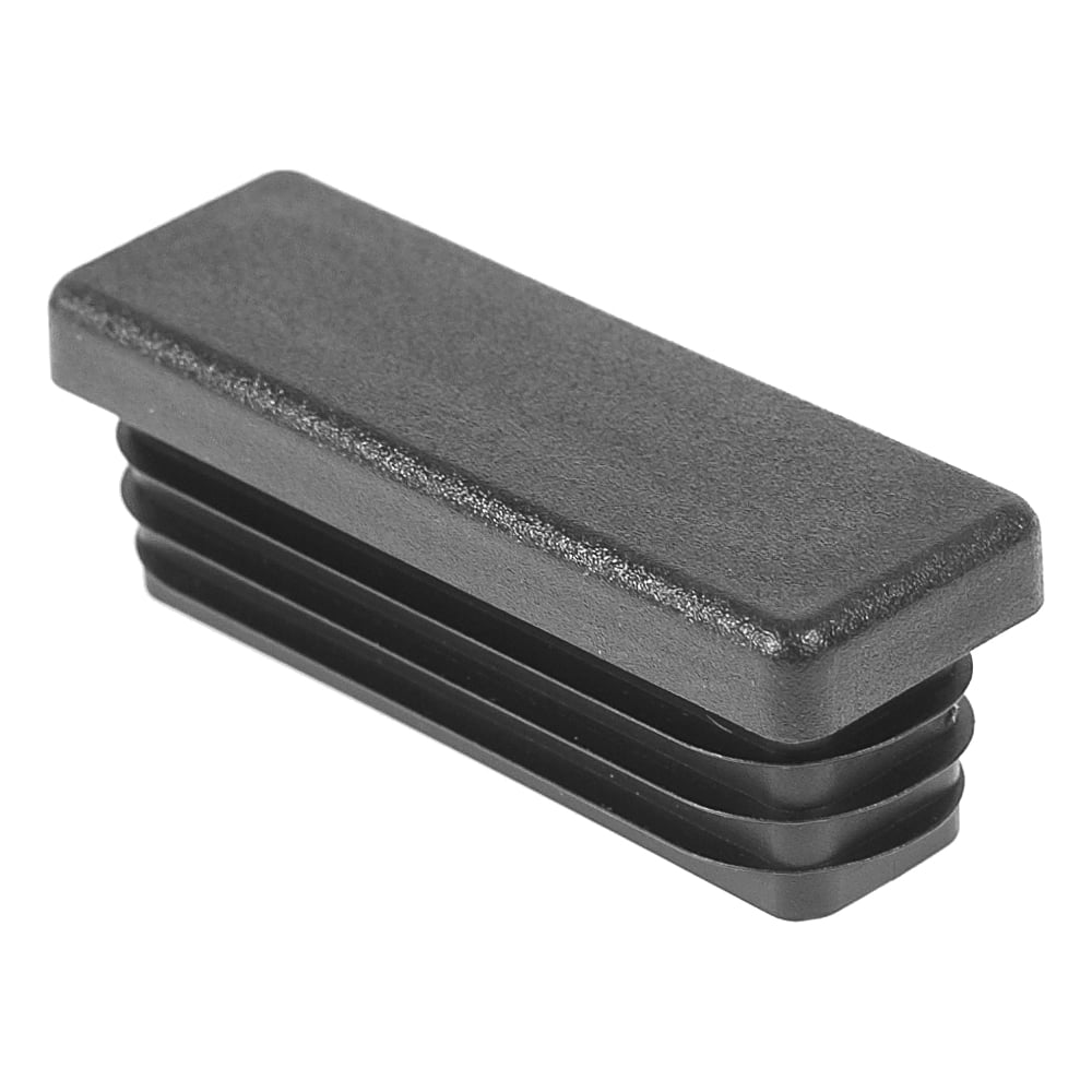 Изображение товара Заглушка пластиковая Миниворкс прямоугольная 15х45 серия ILR черная 10 шт