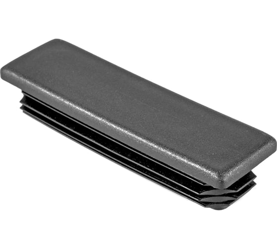 Изображение товара Заглушка пластиковая Миниворкс прямоугольная 30х100, практичная, серия ILR, стенка 1.5-3.5 мм, цвет черный –  (3 шт.) ILR100x30