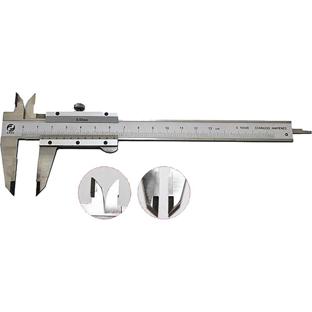 Изображение товара Штангенциркуль CNIC 0 - 125 ШЦТ-I 0,02 с твёрдыми губками и глубинным измерением
