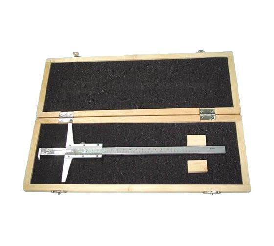 Изображение товара Штангенглубиномер CNIC 0- 200 мм ШГ-200, цена деления 0.05 с зацепом толщином. 213-525S 23448