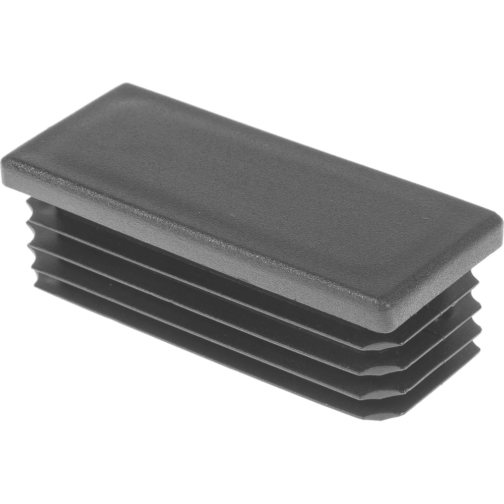 Изображение товара Заглушка пластиковая Миниворкс прямоугольная серия ILR 35х70 черная для профилей