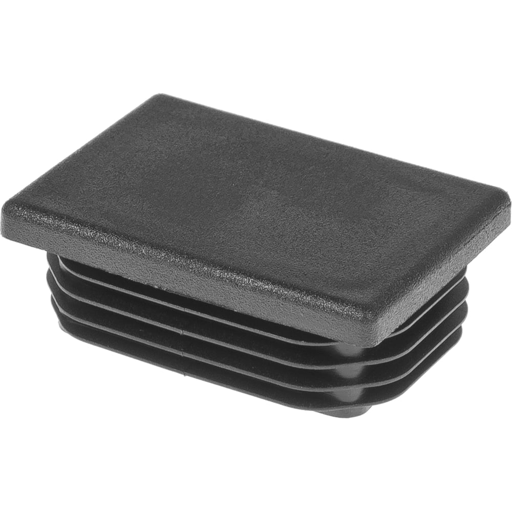 Изображение товара Пластиковая внутренняя заглушка Миниворкс серия ILR 34х55 черная упаковка 10 шт.