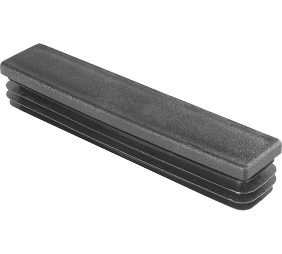 Изображение товара Заглушка пластиковая Миниворкс прямоугольная 30х150, практичная, серия ILR, стенка 1.5-3.0 мм, цвет черный –  (1 шт.) ILR150x30