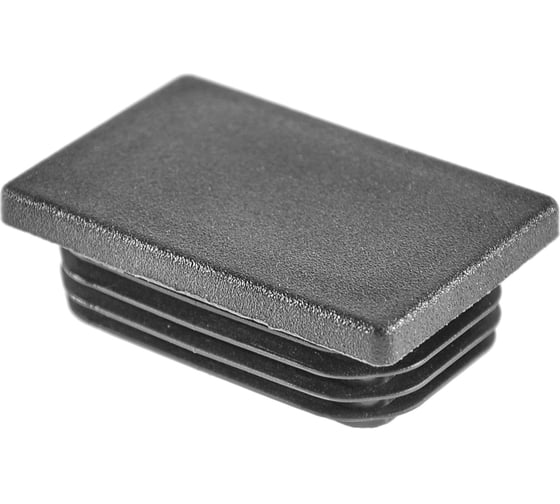 Изображение товара Заглушка пластиковая Миниворкс прямоугольная 40х60, практичная, серия ILR, стенка 3.0-5.0 мм, цвет серый –  (3 шт.) ILR60x40+3-GRIGIO