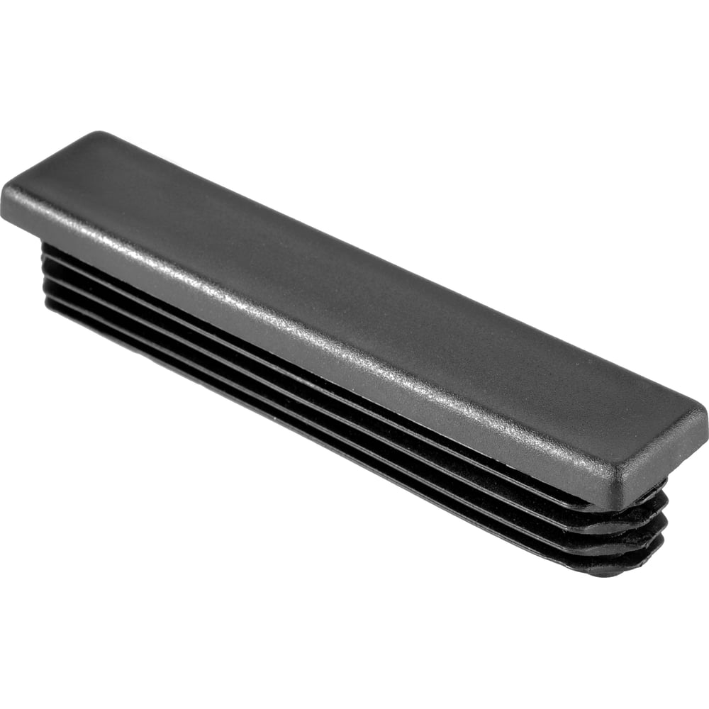 Изображение товара Пластиковая заглушка Миниворкс прямоугольная ILR 20х100 черная 3 шт