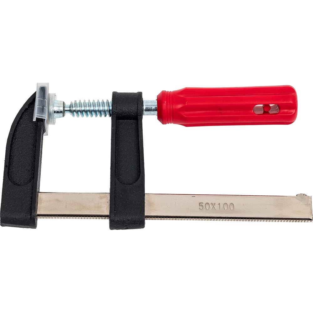 Изображение товара Столярная струбцина CNIC F-образная 100x50 мм LT6050 для дерева и металла