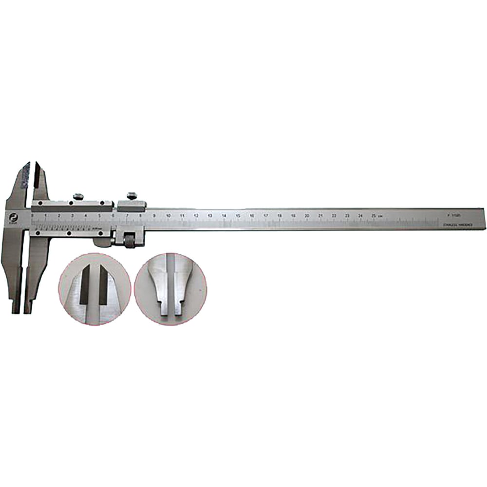 Изображение товара Штангенциркуль CNIC 0 - 250 ШЦТ-II 0,05 с твердосплавными губками Шан 149-530S нерж. сталь 64196