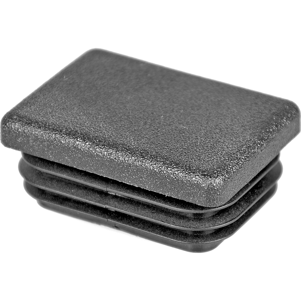 Изображение товара Заглушка пластиковая Миниворкс прямоугольная серия ILR 30х40 черная 10 шт