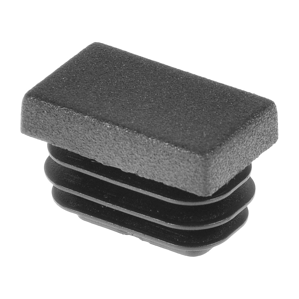 Изображение товара Заглушка пластиковая Миниворкс прямоугольная 15x25 мм серия ILR серый, 15 шт