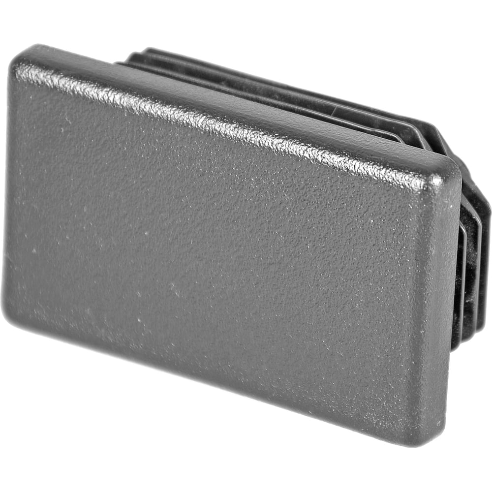 Изображение товара Заглушка пластиковая Миниворкс 30х50 мм прямоугольная серого цвета