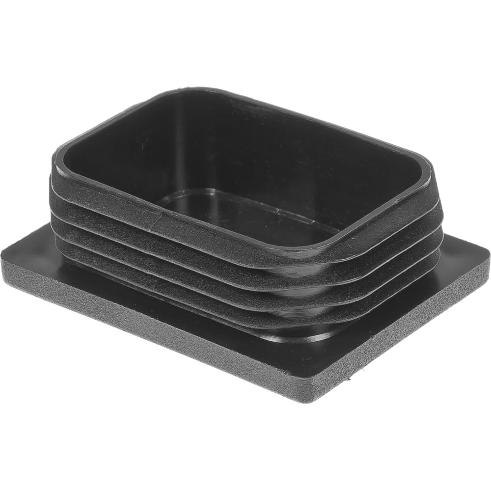 Изображение товара Заглушка пластиковая Миниворкс прямоугольная ILR60x50 3 шт черный