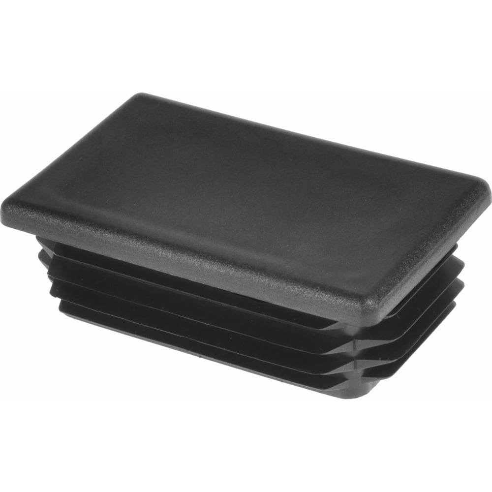 Изображение товара Заглушка пластиковая Миниворкс прямоугольная ILR80x50 черная 1 шт