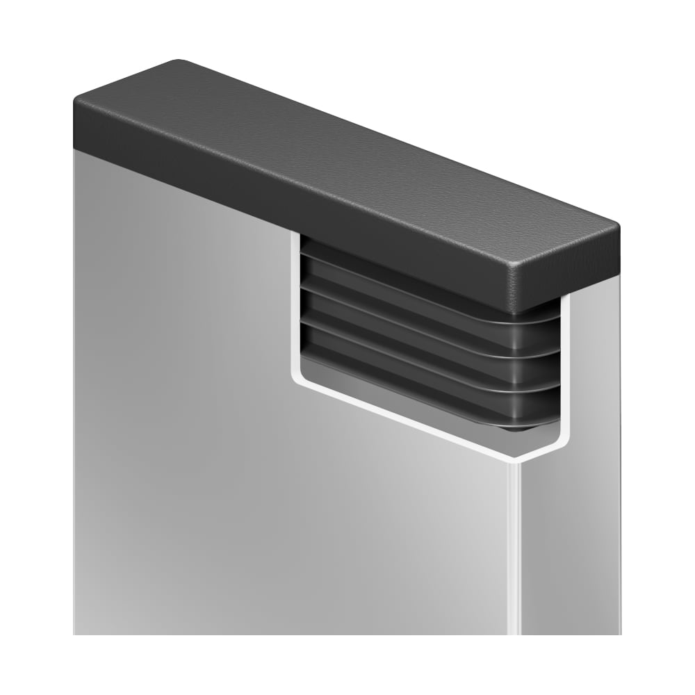 Изображение товара Заглушка пластиковая Миниворкс прямоугольная ILR 60x15 10 шт