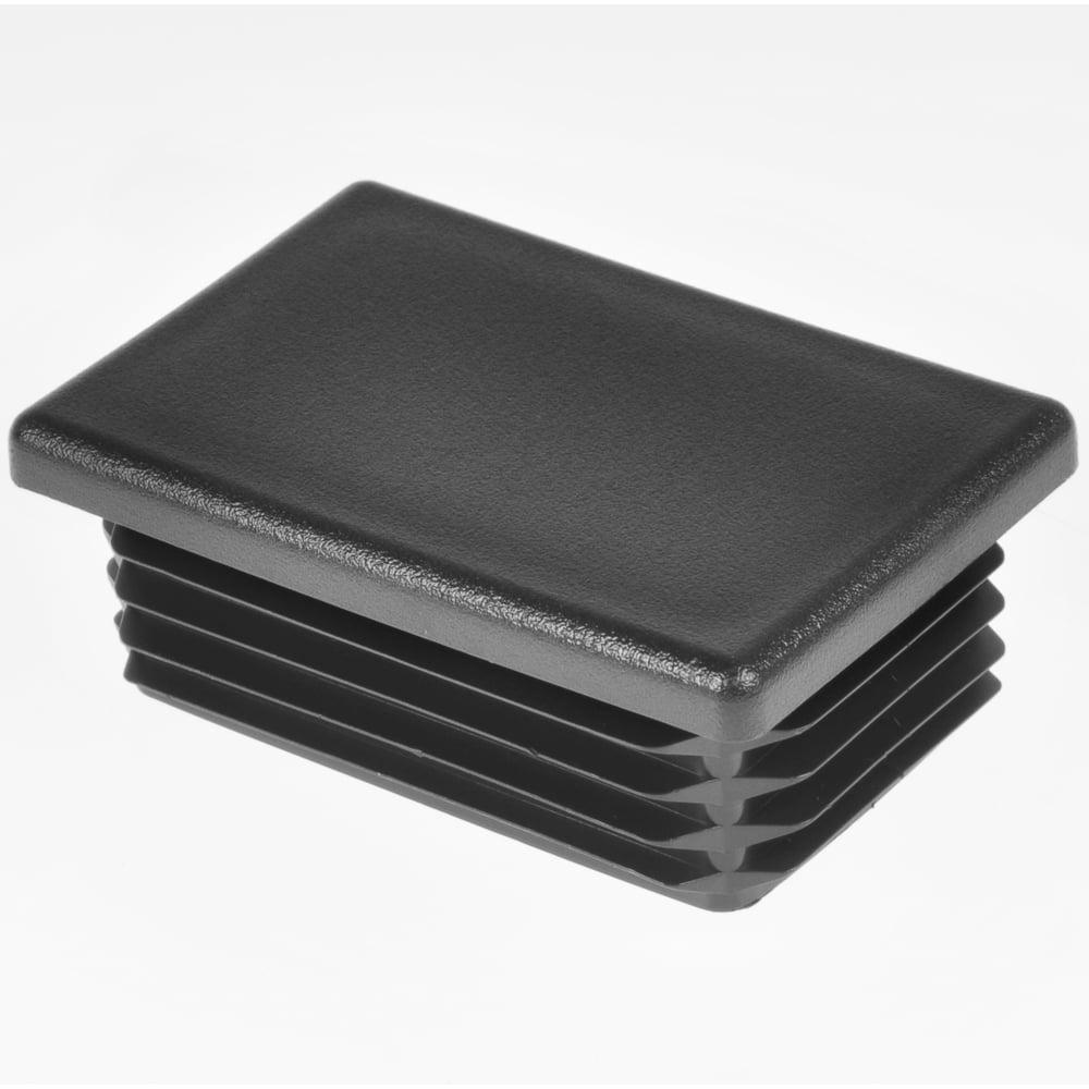 Изображение товара Заглушка пластиковая Миниворкс прямоугольная ILR75x50 черная 2 шт