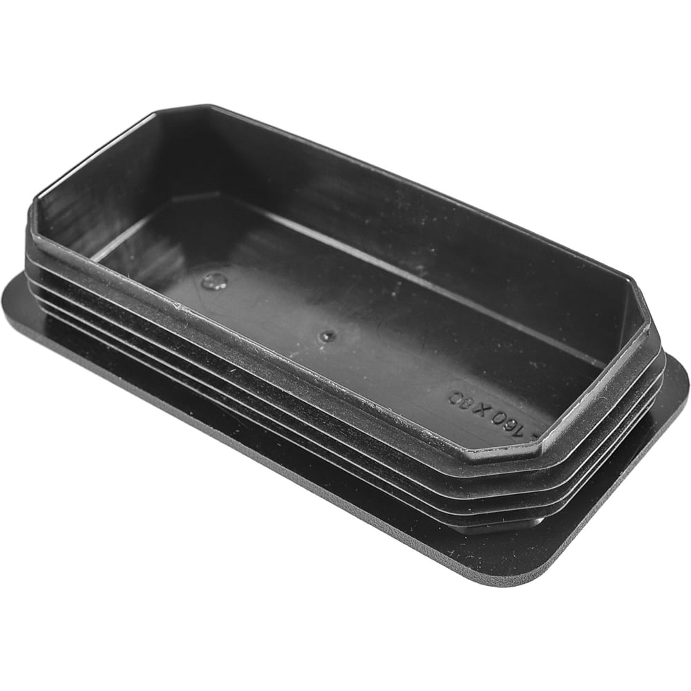 Изображение товара Пластиковая заглушка Миниворкс серия ILR прямоугольная 80х160 мм черная