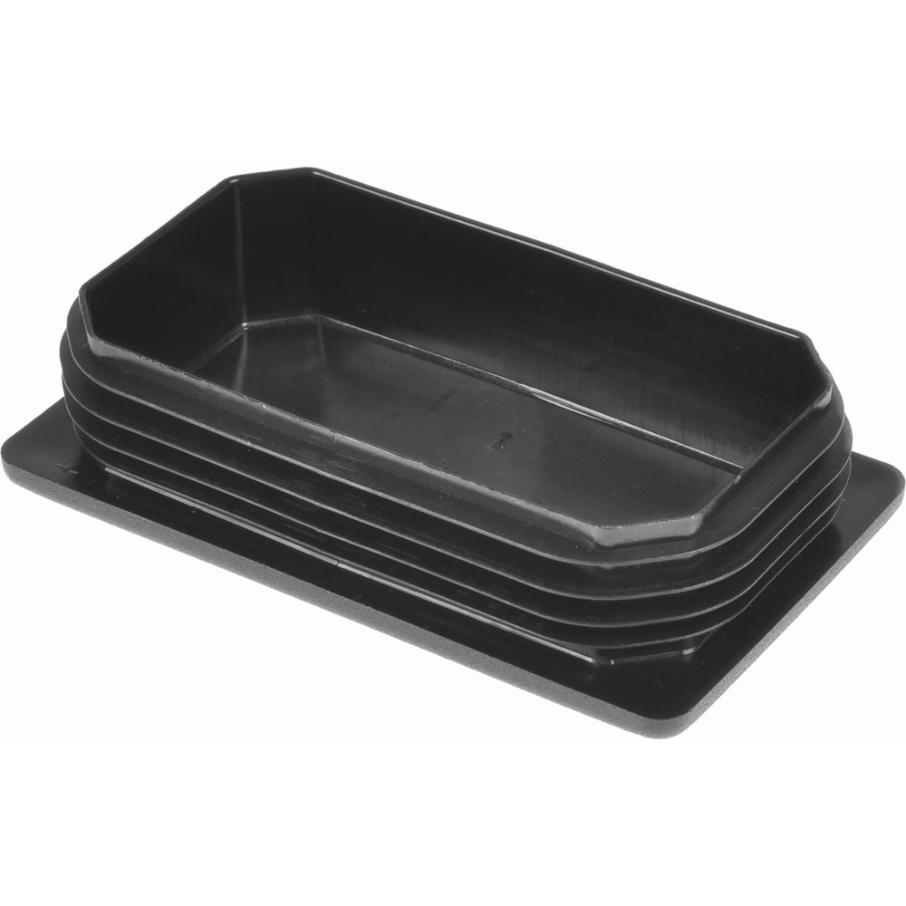 Изображение товара Заглушка пластиковая Миниворкс прямоугольная серия ILR 75х125 черная внутренняя