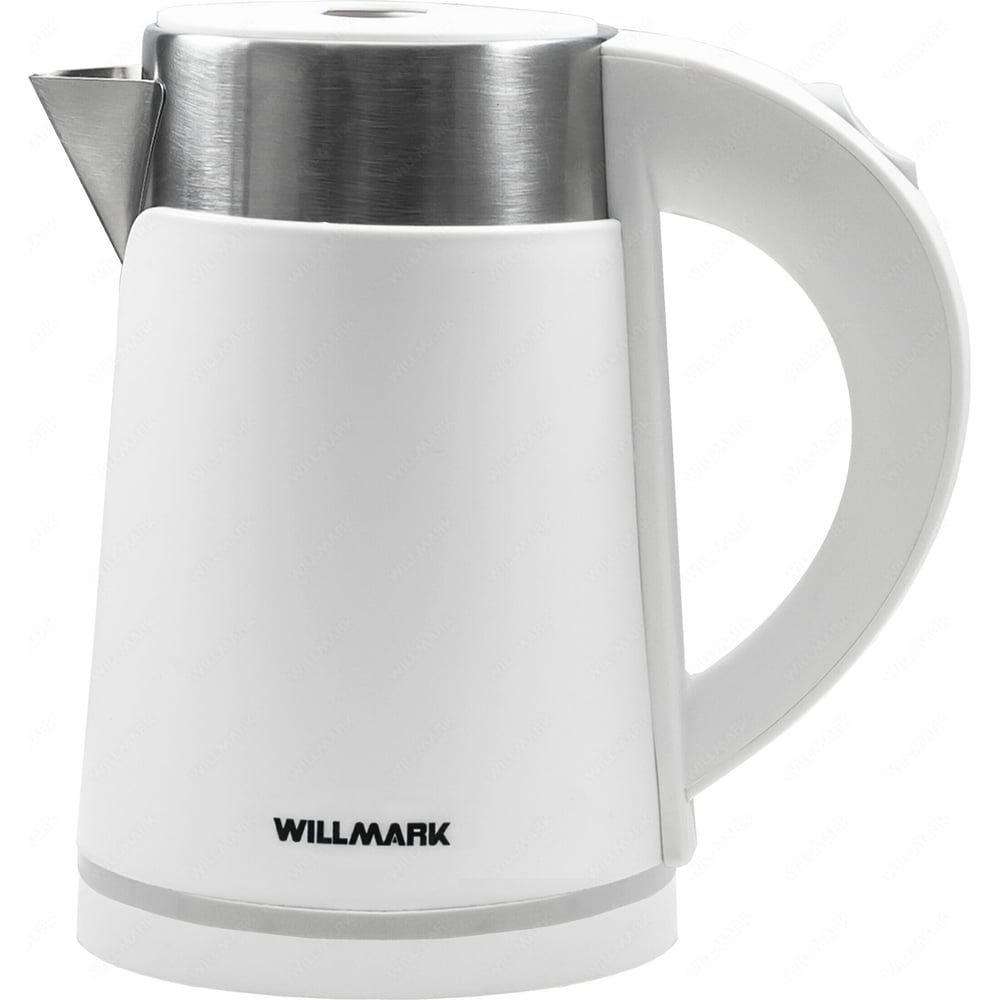 Изображение товара Электрический чайник Willmark WEK-1008PS 0,8 л мощность 1000 Вт белый