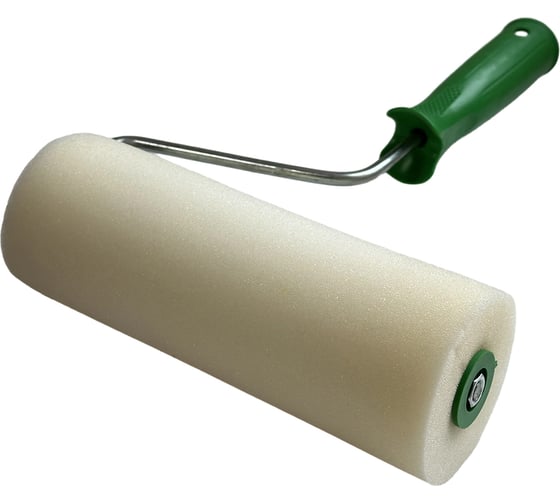 Изображение товара Валик малярный SAMGRUPP 200 мм, диаметр 70 мм, бюгель 8 мм поролоновый с ручкой DEKOR DEK-1112