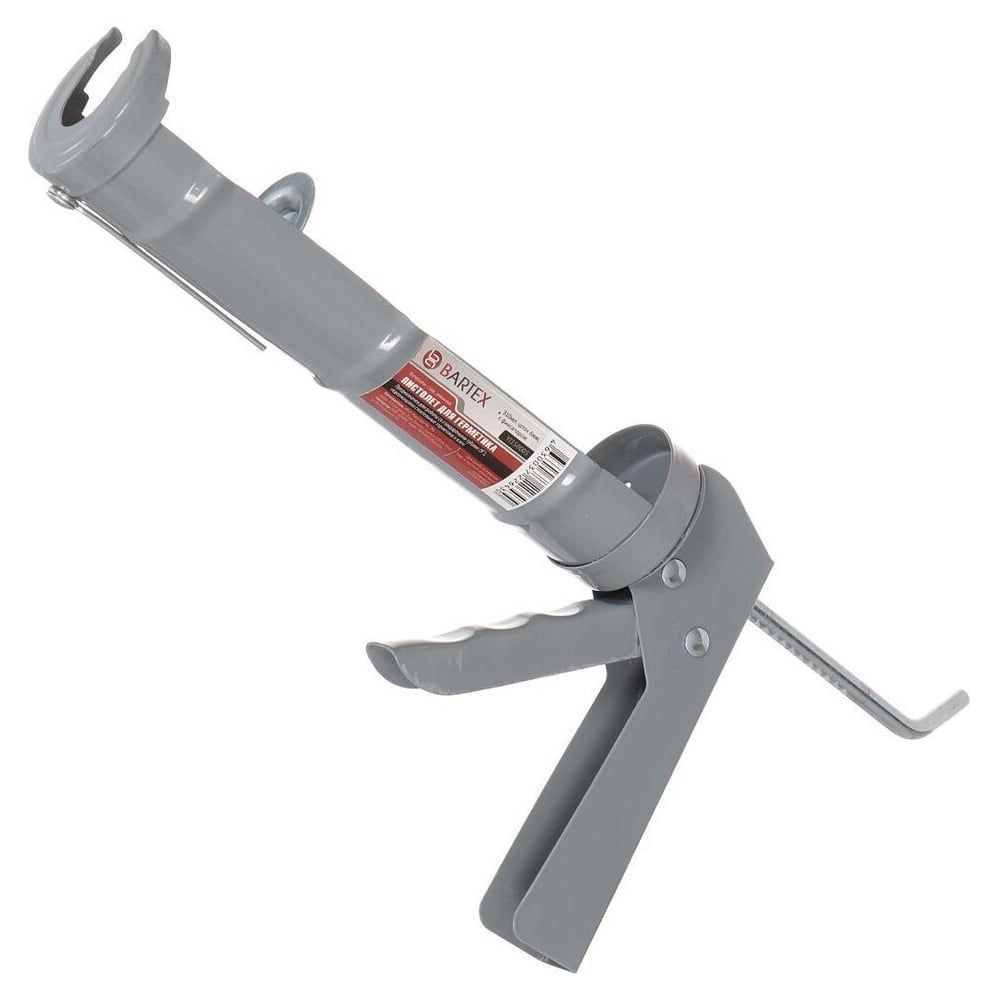 Изображение товара Pистолет для герметика BARTEX 225 мм 6 мм шток