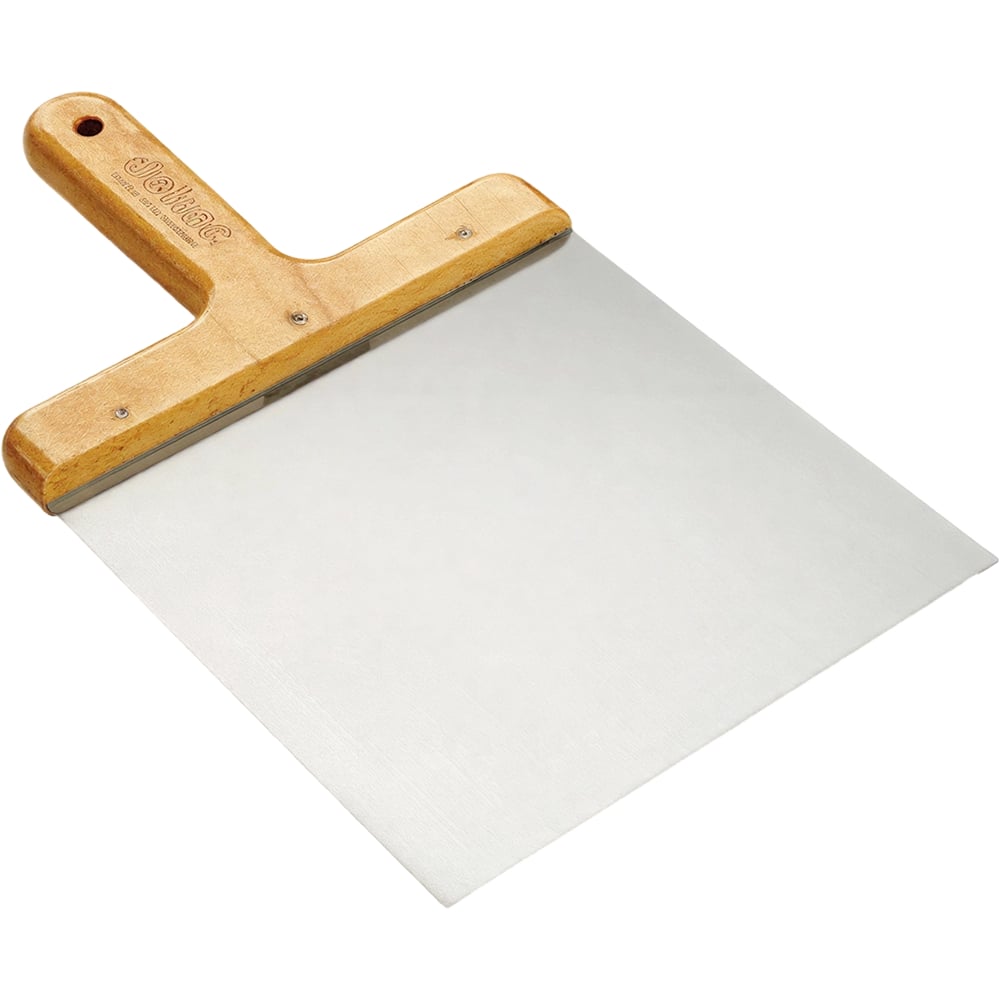 Изображение товара Лопатка шпатлевочная SAMGRUPP 160х120 мм пружинная сталь деревянная ручка