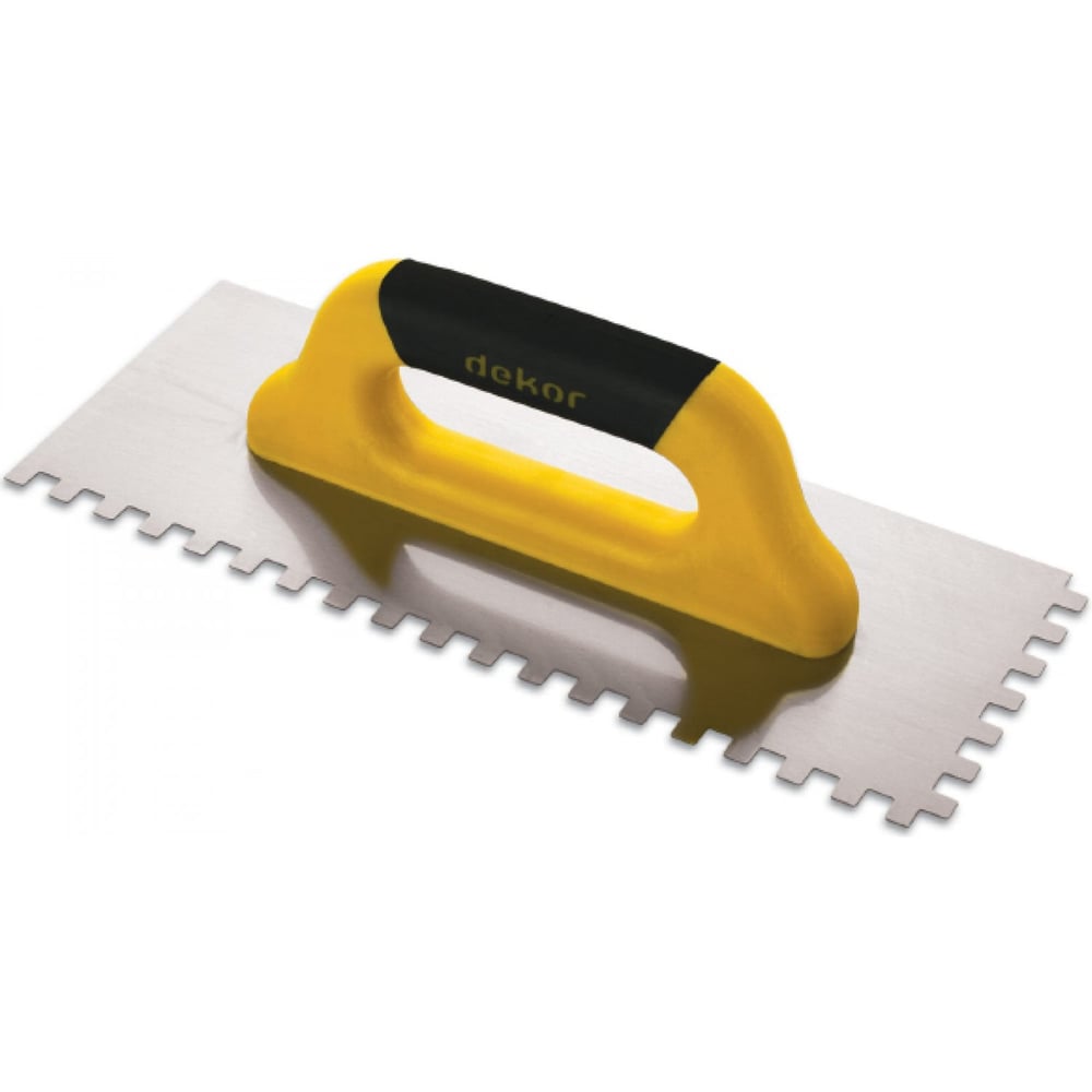 Изображение товара Гладилка зубчатая SAMGRUPP SAMGRUPP V 400 мм нержавеющая сталь пластик ручка