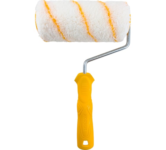 Изображение товара Валик с ручкой полиакрил Korvus 12/150/40мм, желт.нить, D6мм ЛА-00003681