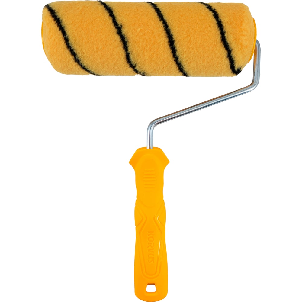 Изображение товара Валик с ручкой полиэстер Korvus 13/180/40мм тигр малярный бытовой