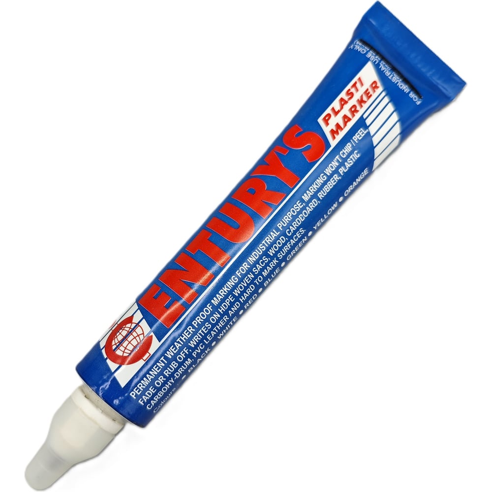 Изображение товара Маркер-краска Century Tube Plastic Marker 3 мм белый 10 шт